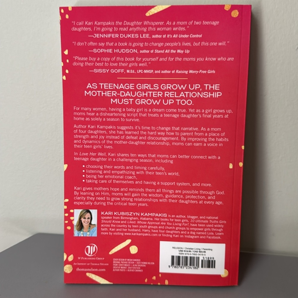 New Love her well book by Kari Kampakis - Picture 2 of 2